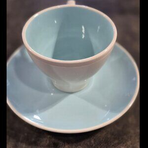 Vintage Harkerware Teacup & Saucer Set